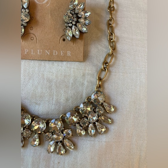 J. Crew Jeweled Necklace & New Plunder Earrings - Picture 4 of 7
